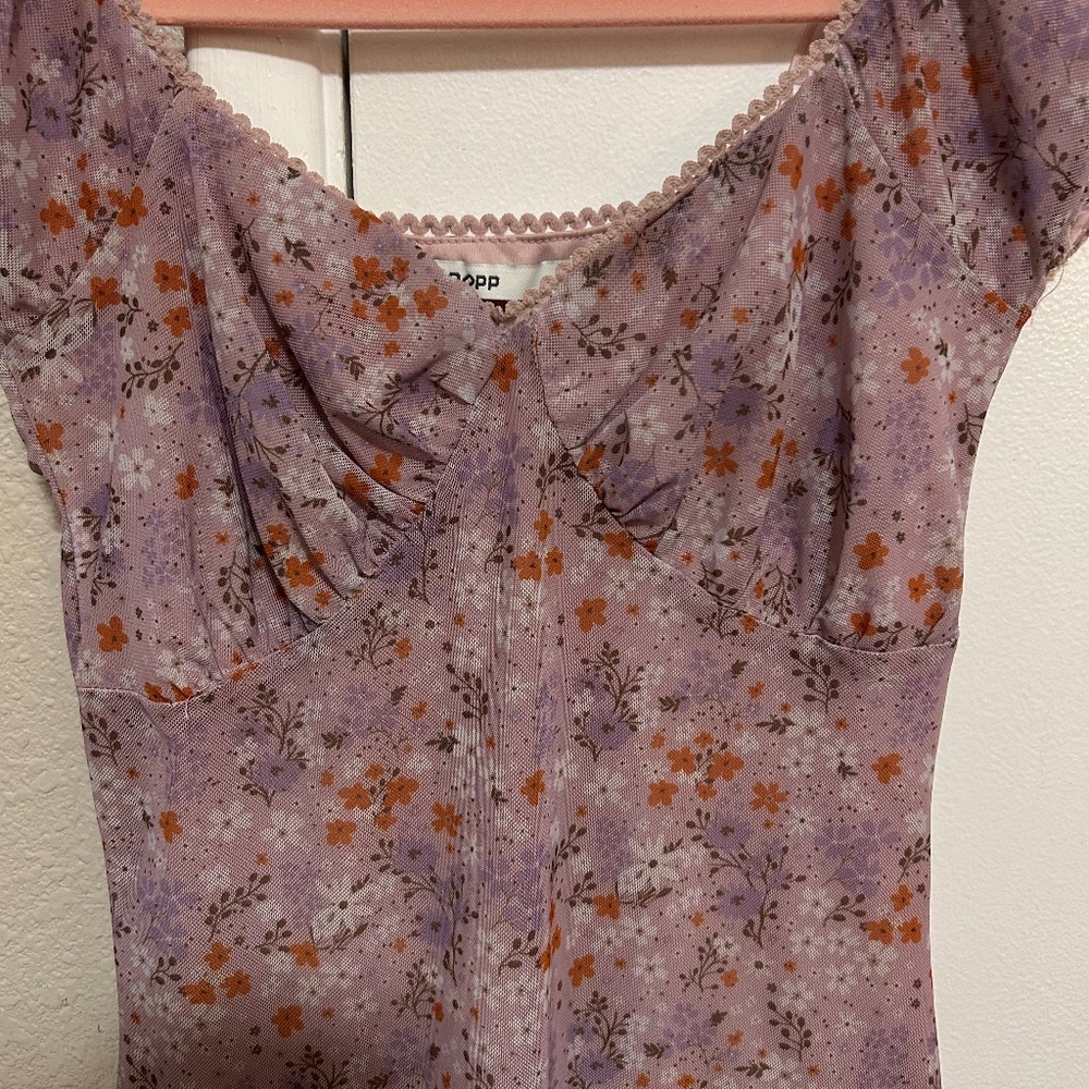 Lavender flower dress from Finland